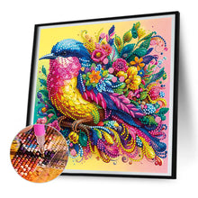 Load image into Gallery viewer, Colorful Birds And Flowers 30*30CM (canvas) Partial Special-Shaped Drill Diamond Painting
