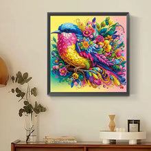 Load image into Gallery viewer, Colorful Birds And Flowers 30*30CM (canvas) Partial Special-Shaped Drill Diamond Painting
