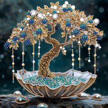 Load image into Gallery viewer, Crystal Retro Tree 30*30CM (canvas) Partial Special-Shaped Drill Diamond Painting
