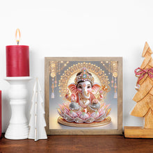 Load image into Gallery viewer, Ganesha Religion 30*30CM (canvas) Partial Special-Shaped Drill Diamond Painting
