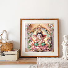 Load image into Gallery viewer, Ganesha Religion 30*30CM (canvas) Partial Special-Shaped Drill Diamond Painting
