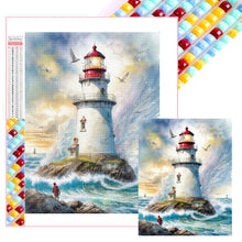 Load image into Gallery viewer, Lighthouse 40*50CM (canvas) Full Square Drill Diamond Painting
