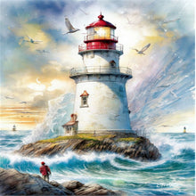 Load image into Gallery viewer, Lighthouse 40*50CM (canvas) Full Square Drill Diamond Painting

