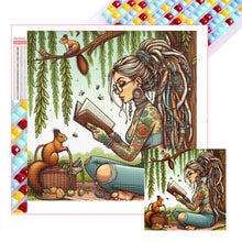 Load image into Gallery viewer, Reading Girl 40*40CM (canvas) Full Square Drill Diamond Painting
