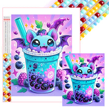 Load image into Gallery viewer, Vampire Version Of Milk Tea 40*50CM (canvas) Full Square Drill Diamond Painting
