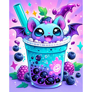 Vampire Version Of Milk Tea 40*50CM (canvas) Full Square Drill Diamond Painting