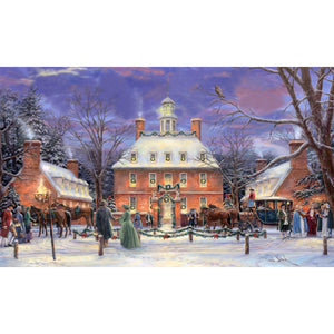 Castle 50*30CM (canvas) Full Square Drill Diamond Painting