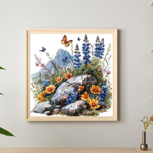 Flower Bouquet 30*30CM (canvas) Full Round Drill Diamond Painting