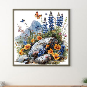 Flower Bouquet 30*30CM (canvas) Full Round Drill Diamond Painting