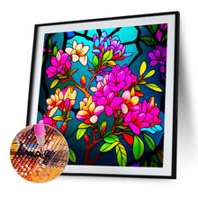 Load image into Gallery viewer, Stained Glass Osmanthus 40*40CM (canvas) Full Round Drill Diamond Painting
