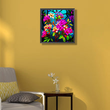 Load image into Gallery viewer, Stained Glass Osmanthus 40*40CM (canvas) Full Round Drill Diamond Painting
