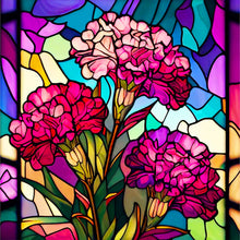 Load image into Gallery viewer, Stained Glass Celosia 40*40CM (canvas) Full Round Drill Diamond Painting
