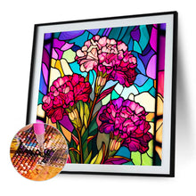 Load image into Gallery viewer, Stained Glass Celosia 40*40CM (canvas) Full Round Drill Diamond Painting
