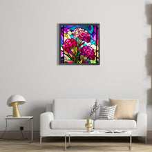 Load image into Gallery viewer, Stained Glass Celosia 40*40CM (canvas) Full Round Drill Diamond Painting
