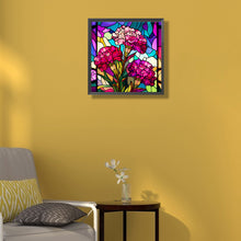 Load image into Gallery viewer, Stained Glass Celosia 40*40CM (canvas) Full Round Drill Diamond Painting
