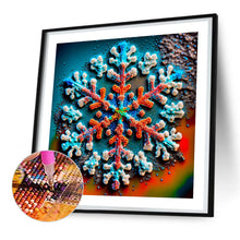 Load image into Gallery viewer, Winter Snowflakes 30*30CM (canvas) Full Round Drill Diamond Painting
