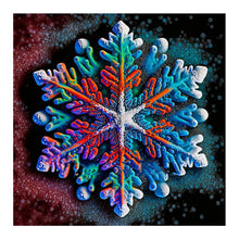 Load image into Gallery viewer, Winter Snowflakes 30*30CM (canvas) Full Round Drill Diamond Painting
