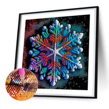 Load image into Gallery viewer, Winter Snowflakes 30*30CM (canvas) Full Round Drill Diamond Painting
