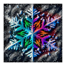 Load image into Gallery viewer, Winter Snowflakes 30*30CM (canvas) Full Round Drill Diamond Painting
