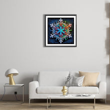 Load image into Gallery viewer, Winter Snowflakes 30*30CM (canvas) Full Round Drill Diamond Painting
