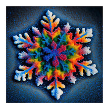 Load image into Gallery viewer, Winter Snowflakes 30*30CM (canvas) Full Round Drill Diamond Painting
