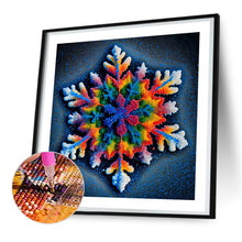 Load image into Gallery viewer, Winter Snowflakes 30*30CM (canvas) Full Round Drill Diamond Painting
