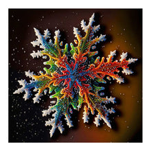 Load image into Gallery viewer, Winter Snowflakes 30*30CM (canvas) Full Round Drill Diamond Painting
