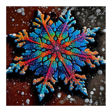 Load image into Gallery viewer, Winter Snowflakes 30*30CM (canvas) Full Round Drill Diamond Painting
