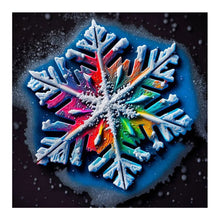 Load image into Gallery viewer, Winter Snowflakes 30*30CM (canvas) Full Round Drill Diamond Painting
