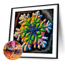 Load image into Gallery viewer, Winter Snowflakes 30*30CM (canvas) Full Round Drill Diamond Painting
