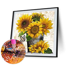 Load image into Gallery viewer, Sunflower 50*50CM (canvas) Full Round Drill Diamond Painting
