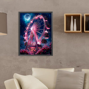 Ferris Wheel 30*40CM (canvas) Full Round Drill Diamond Painting