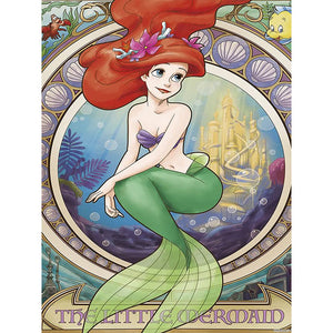 Mermaid Princess 30*40CM (canvas) Full Round Drill Diamond Painting