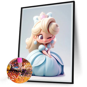 Disney Princess Cinderella 40*50CM (canvas) Full Round Drill Diamond Painting