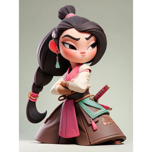 Disney Princess Mulan 40*50CM (canvas) Full Round Drill Diamond Painting