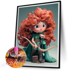 Disney Princess Melinda 40*50CM (canvas) Full Round Drill Diamond Painting