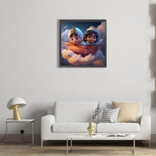 Load image into Gallery viewer, Aladdin And Princess Jasmine Cartoon Version 50*50CM (canvas) Full Round Drill Diamond Painting
