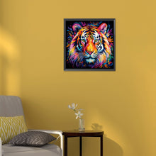 Load image into Gallery viewer, Tiger Head 30*30CM (canvas) Full Round Drill Diamond Painting
