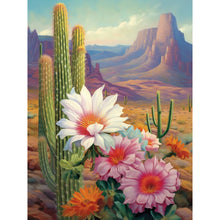 Load image into Gallery viewer, Desert Cactus Flower 30*40CM (canvas) Full Round Drill Diamond Painting
