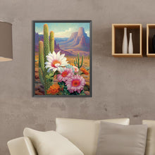 Load image into Gallery viewer, Desert Cactus Flower 30*40CM (canvas) Full Round Drill Diamond Painting
