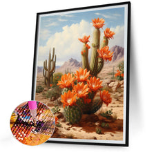 Load image into Gallery viewer, Desert Cactus Flower 30*40CM (canvas) Full Round Drill Diamond Painting
