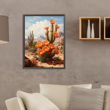 Load image into Gallery viewer, Desert Cactus Flower 30*40CM (canvas) Full Round Drill Diamond Painting
