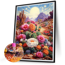 Load image into Gallery viewer, Desert Cactus Flower 30*40CM (canvas) Full Round Drill Diamond Painting
