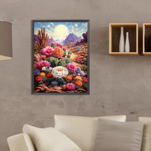 Load image into Gallery viewer, Desert Cactus Flower 30*40CM (canvas) Full Round Drill Diamond Painting
