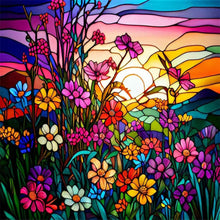 Load image into Gallery viewer, Sunset Daisy 50*40CM (canvas) Full Square Drill Diamond Painting
