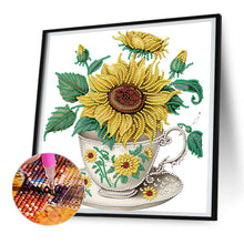 Load image into Gallery viewer, Sunflower 30*30CM (canvas) Partial Special-Shaped Drill Diamond Painting
