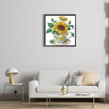 Load image into Gallery viewer, Sunflower 30*30CM (canvas) Partial Special-Shaped Drill Diamond Painting
