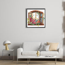 Load image into Gallery viewer, Windowsill 30*30CM (canvas) Partial Special-Shaped Drill Diamond Painting
