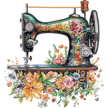 Load image into Gallery viewer, Sewing Machine 30*30CM (canvas) Partial Special-Shaped Drill Diamond Painting
