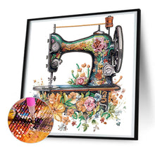 Load image into Gallery viewer, Sewing Machine 30*30CM (canvas) Partial Special-Shaped Drill Diamond Painting
